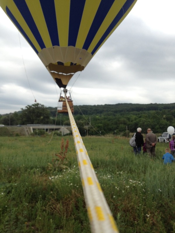 Hőlégballon függeszkedés